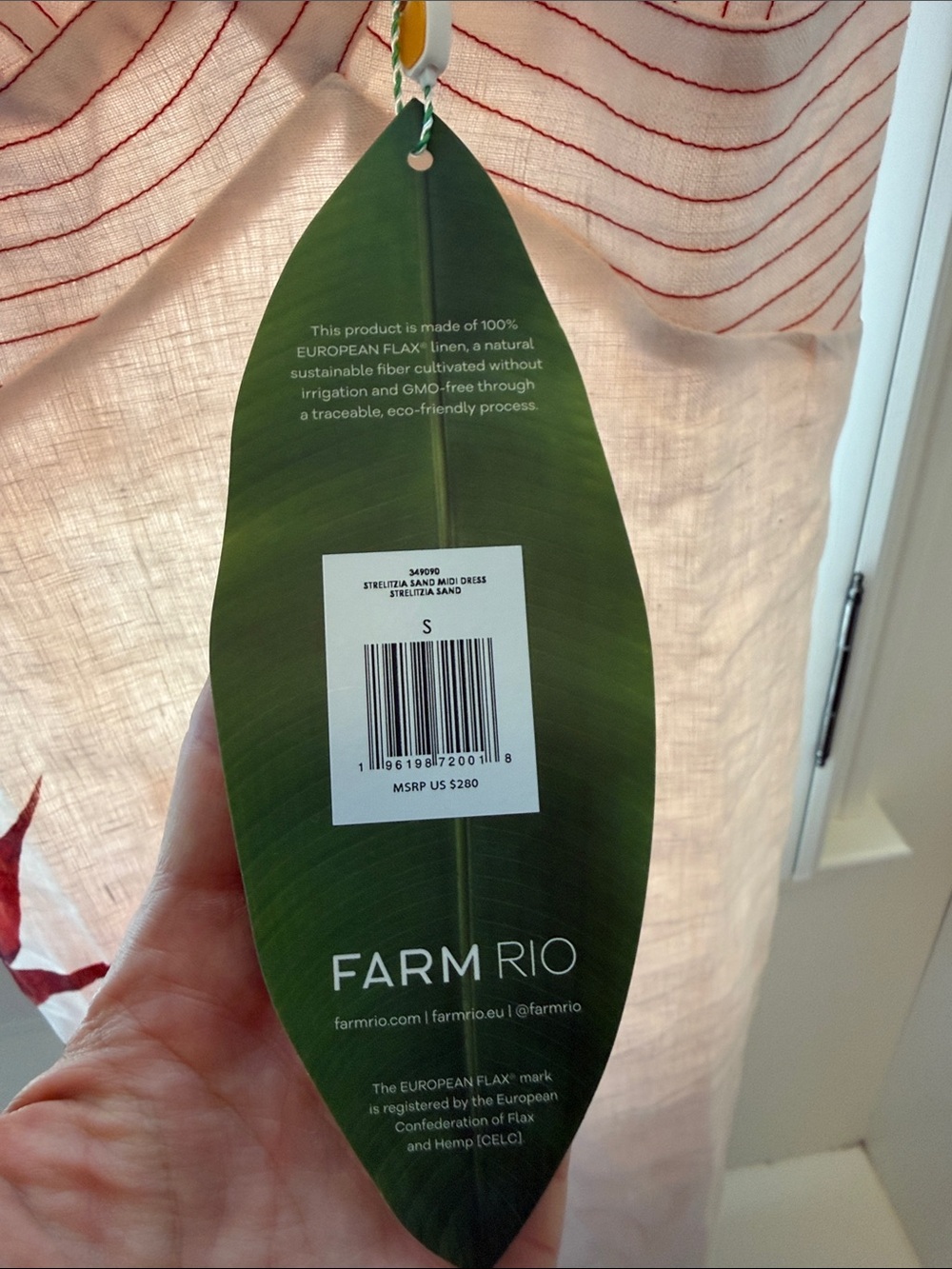 FARM Rio Sand Strelitzia Midi Dress - Picture 3 of 3